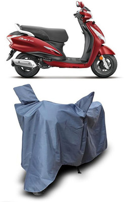 ZAQE Waterproof Two Wheeler Cover for Hero(Duet, Grey)