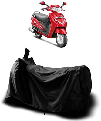 KEDIT Two Wheeler Cover for Hero(Duet LX 110CC BS6, Black)