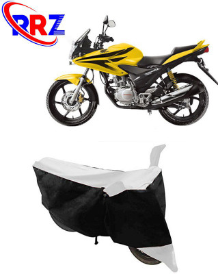 RRZ Waterproof Two Wheeler Cover for Honda(CBF, Black, White)