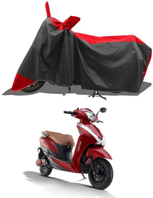 PAGORA Waterproof Two Wheeler Cover for Ampere(Magnus BS6, Red, Black)
