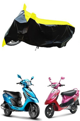 VESMEI Two Wheeler Cover for TVS(Scooty Pep Plus, Yellow)