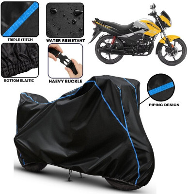 AutoGalaxy Waterproof Two Wheeler Cover for Hero(Passion Pro, Black)