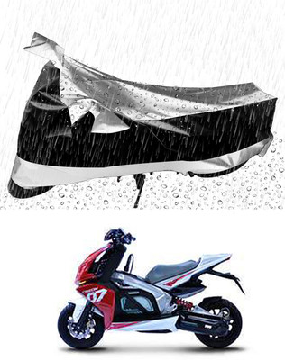 MMSSTAR Waterproof Two Wheeler Cover for TVS(Creon, Silver, Black)