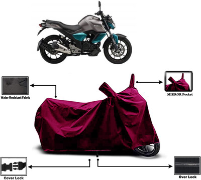 Amexride Two Wheeler Cover for Yamaha(FZ S V3, Maroon)