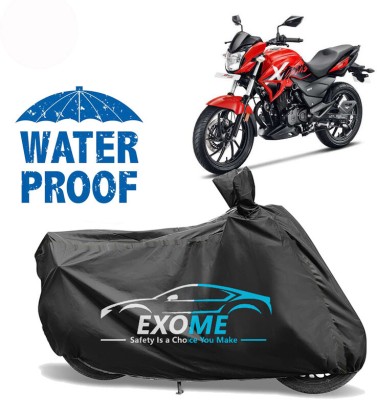 EXOME Waterproof Two Wheeler Cover for Hero(Xtreme 200R, Black)