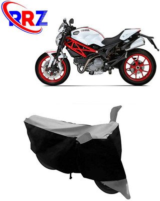 RRZ Waterproof Two Wheeler Cover for Ducati(Monster 796 S2R, Black, Grey)