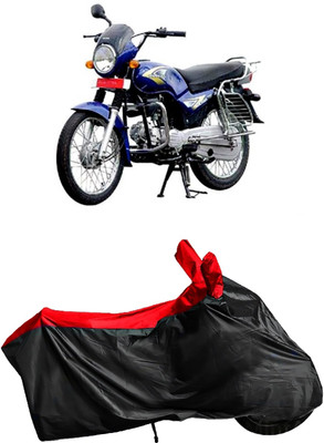 Autofly Waterproof Two Wheeler Cover for Kinetic(Boss, Red, Black)