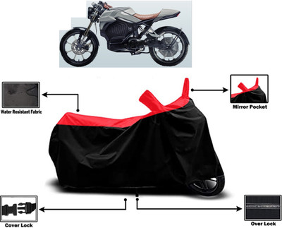 Amexride Two Wheeler Cover for Revolt(RV Cafe Racer, Red)