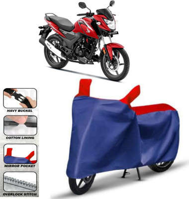 HWSXQAE Waterproof Two Wheeler Cover for Honda(SP125, Red)