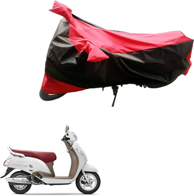 MMSSTAR Waterproof Two Wheeler Cover for Suzuki(Access SE, Black, Blue)