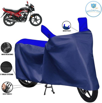 MADAFIYA Waterproof Two Wheeler Cover for Honda(Dream Yuga, Blue, Multicolor)