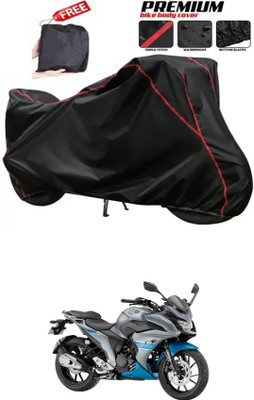 DeepShakshi AUTOMOTIVE Two Wheeler Cover for Yamaha(Fazer 25, Black)