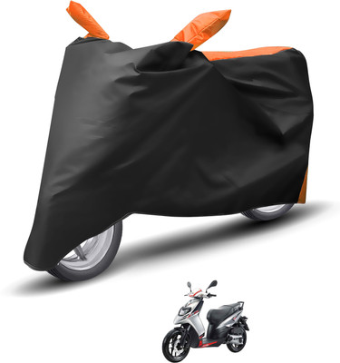Caronix Waterproof Two Wheeler Cover for Aprilia(SR 125, Orange)
