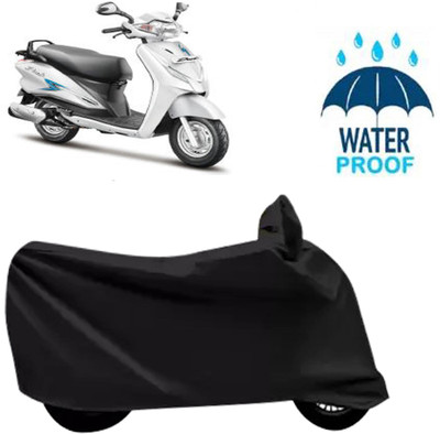 DeepShakshi AUTOMOTIVE Waterproof Two Wheeler Cover for Hero(Duet, Black)