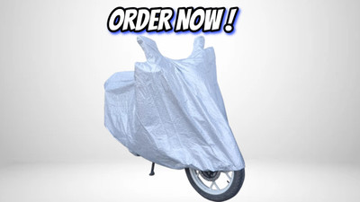 Rhtdm Two Wheeler Cover for Bajaj(Pulsar 135 LS DTS-i, Silver)