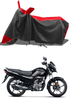 WMIZEXA Waterproof Two Wheeler Cover for Hero(Black, Red)