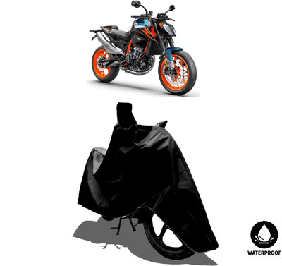 Amexride Waterproof Two Wheeler Cover for KTM(890 Duke, Black)
