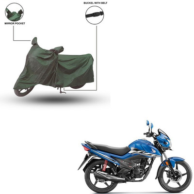 Furnish Flow Two Wheeler Cover for Honda(Livo, Green)