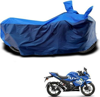 DeepShakshi AUTOMOTIVE Waterproof Two Wheeler Cover for Suzuki(Gixxer SF, Blue)