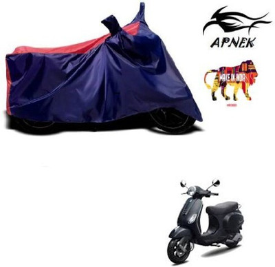 APNEK Two Wheeler Cover for Piaggio(Vespa LX, Red, Blue)