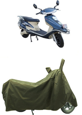 Coxtor Waterproof Two Wheeler Cover for Tunwal(Sport 63 60V, Green)