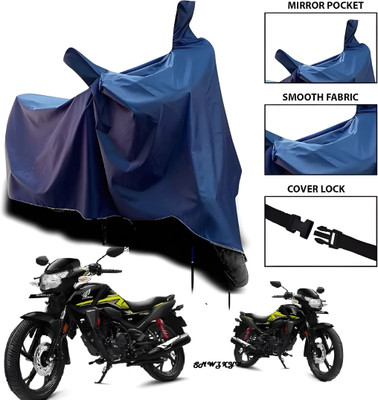 SK AUTO Waterproof Two Wheeler Cover for Hero, Universal For Bike(Blue)