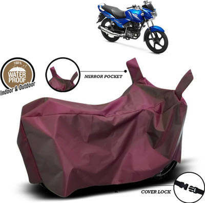 AASHTIK MART Two Wheeler Cover for TVS(Star City, Maroon)