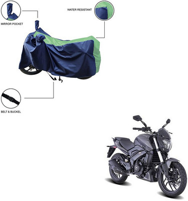 Furnish Flow Two Wheeler Cover for Bajaj(Dominar 250, Green)