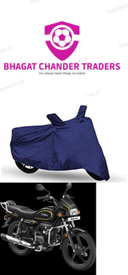 bhagat chander traders Waterproof Two Wheeler Cover for Hero(Splendor Plus, Blue)