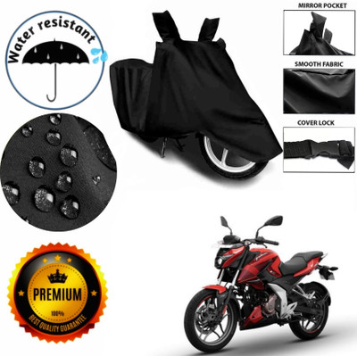 AIKOZIYA Waterproof Two Wheeler Cover for Bajaj(Pulsar N160, Black)