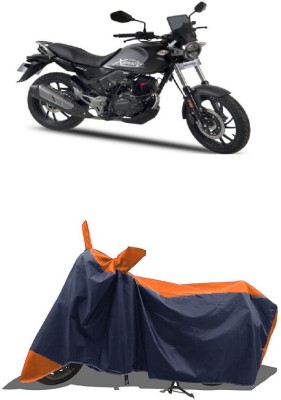 SUGASHRI Waterproof Two Wheeler Cover for Hero(Xpulse 200T, Orange, Blue)