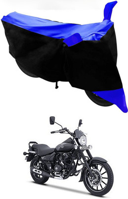 MMSSTAR Waterproof Two Wheeler Cover for Bajaj(Avenger Street 160, Blue, Black)