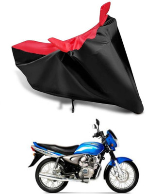 KEDIT Two Wheeler Cover for Bajaj(Wind 125, Red, Black)