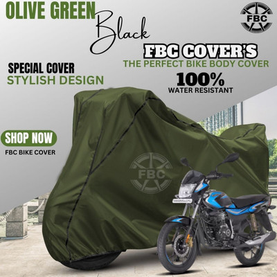 AutoGalaxy Waterproof Two Wheeler Cover for Bajaj(Platina, Green)
