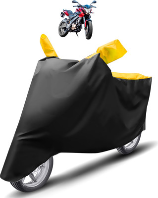 Caronix Two Wheeler Cover for Bajaj(Pulsar 200, Yellow)