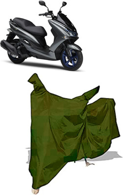 Amexride Two Wheeler Cover for Yamaha(Majesty S 155 maxi BS6, Maroon)