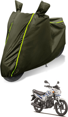 Auto Hub Waterproof Two Wheeler Cover for Suzuki(Hayate, Green)