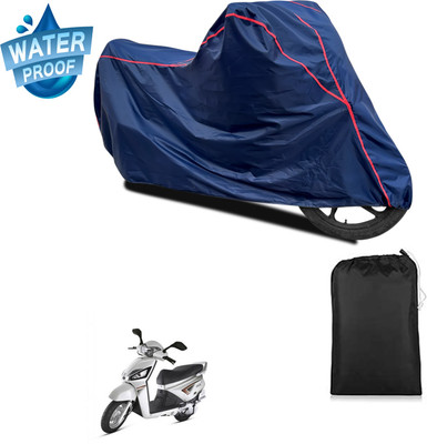GOSHIV-car and bike accessories Waterproof Two Wheeler Cover for Mahindra(Gusto, Blue)