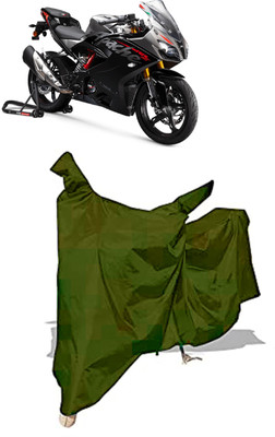 Amexride Two Wheeler Cover for TVS(Apache RTR 310, Maroon)