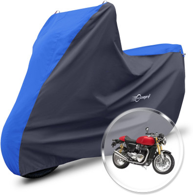 Neodrift Two Wheeler Cover for Triumph(Thruxton 1200 R, Blue)