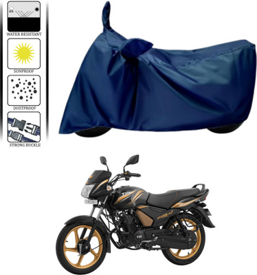 WMIZEXA Waterproof Two Wheeler Cover for TVS(Blue)