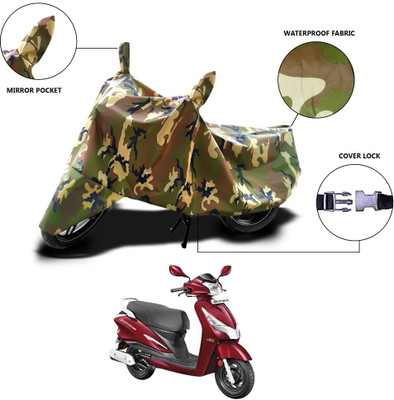 THE REAL ARV Waterproof Two Wheeler Cover for Hero(Green)