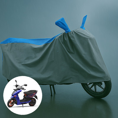 CODOKI Waterproof Two Wheeler Cover for Ather(450, Grey, Blue)