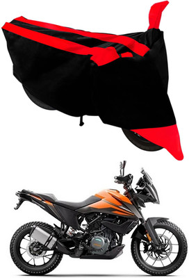MMSSTAR Waterproof Two Wheeler Cover for KTM(390 Adventure, Red, Black)