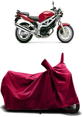 KEDIT Two Wheeler Cover for Suzuki(SV 650, Maroon)