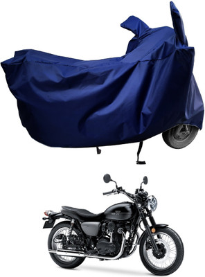 Amexride Two Wheeler Cover for Kawasaki(W800, Blue)