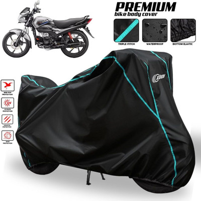 AutoGalaxy Waterproof Two Wheeler Cover for Hero(Passion Plus, Black)