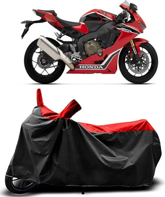 KEDIT Two Wheeler Cover for Honda(CB1000R, Red, Black)