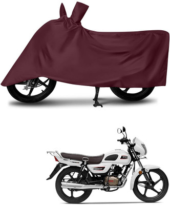 DeepShakshi AUTOMOTIVE Two Wheeler Cover for TVS(Radeon, Maroon)