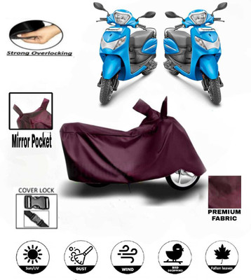 AutoGalaxy Waterproof Two Wheeler Cover for Hero(Pleasure, Maroon)